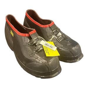 Ranger Honeywell Black Red Rubber Overshoes Mens Size 10 Waterproof Protective